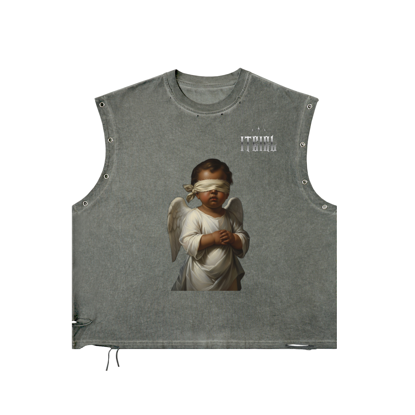 "Saving Grace" Eyelet Tank Top
