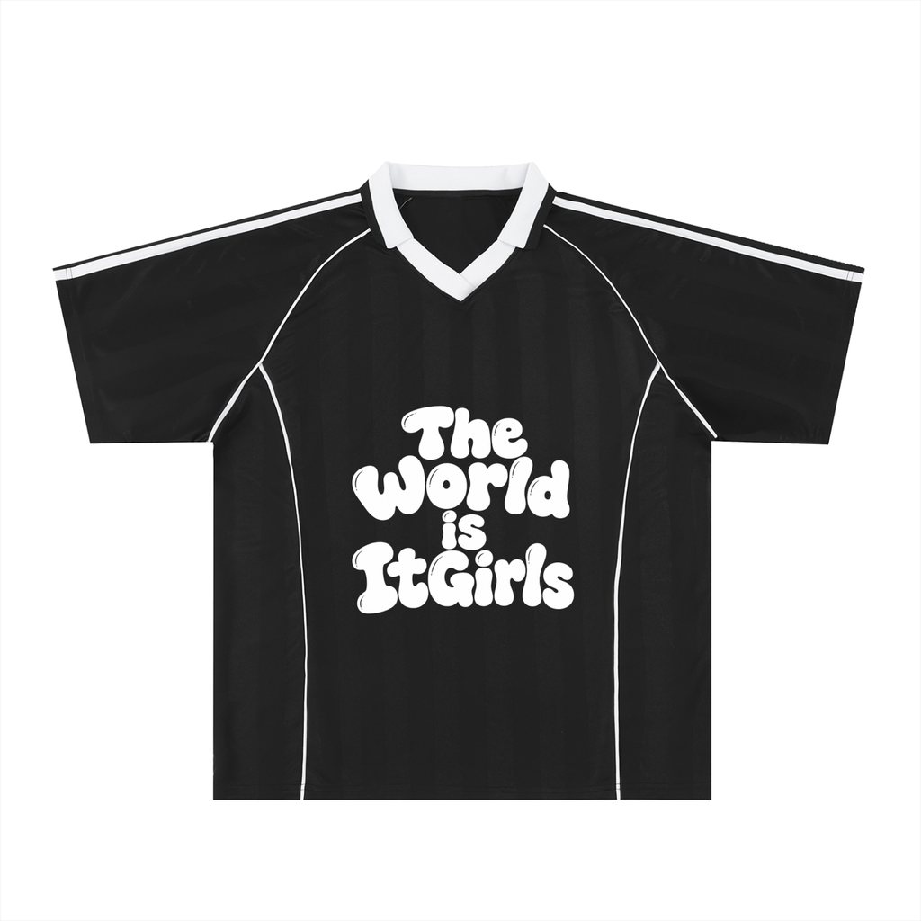 Shadow Stripe Collared Soccer Jersey