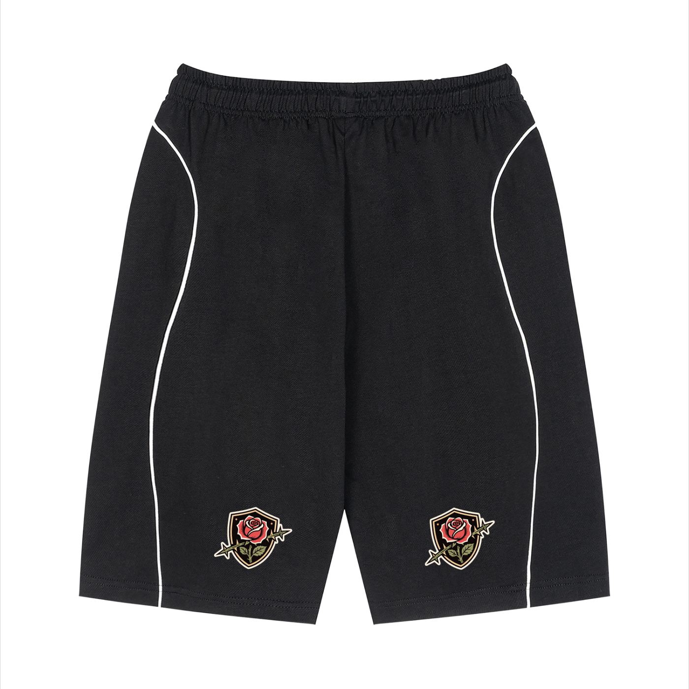 “Game time” Piping Drawstring Shorts