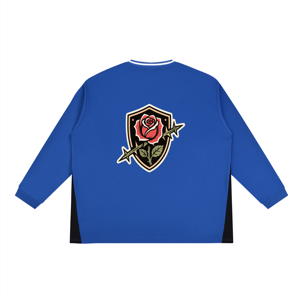 "Gametime" Color Block Long Sleeve Jersey