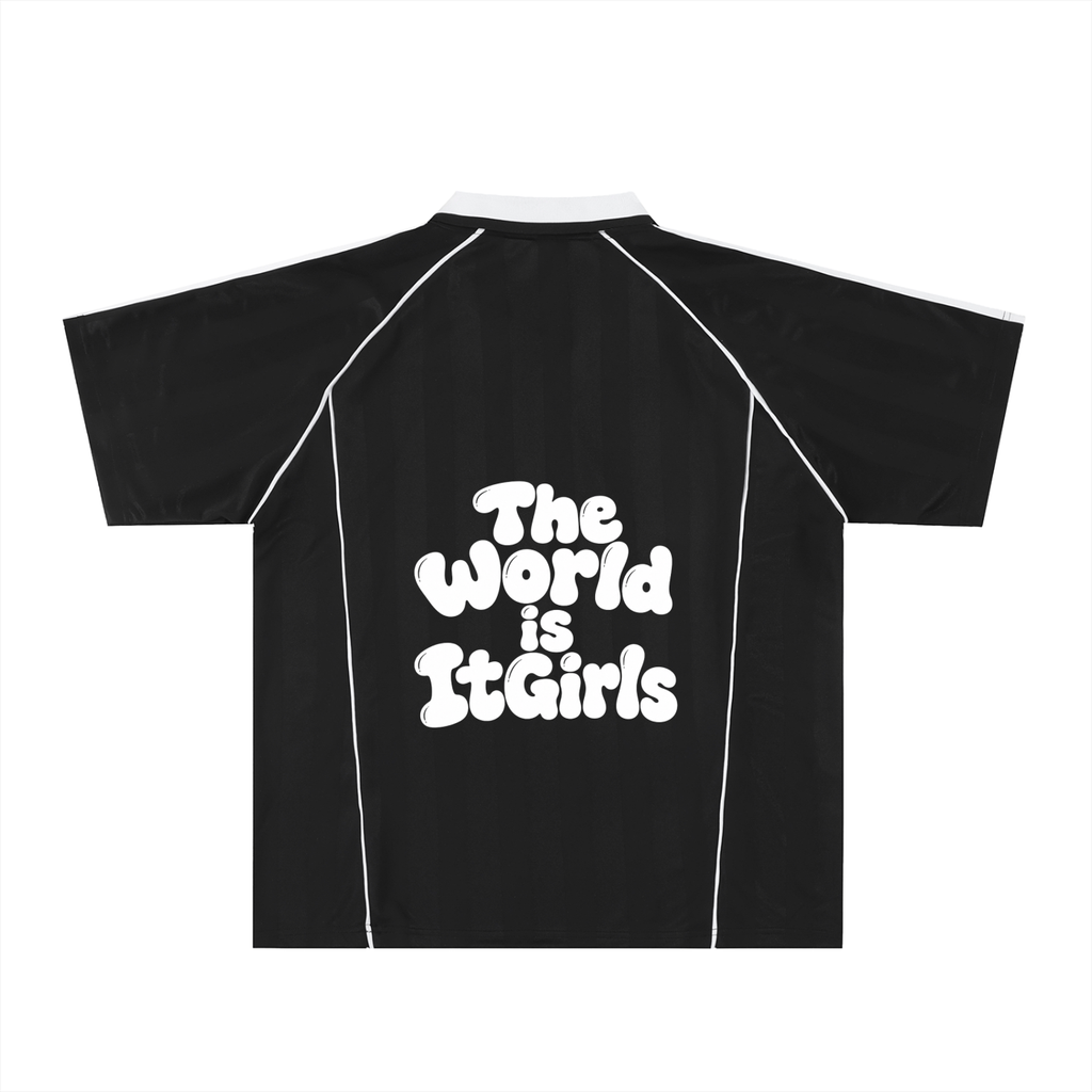 Shadow Stripe Collared Soccer Jersey
