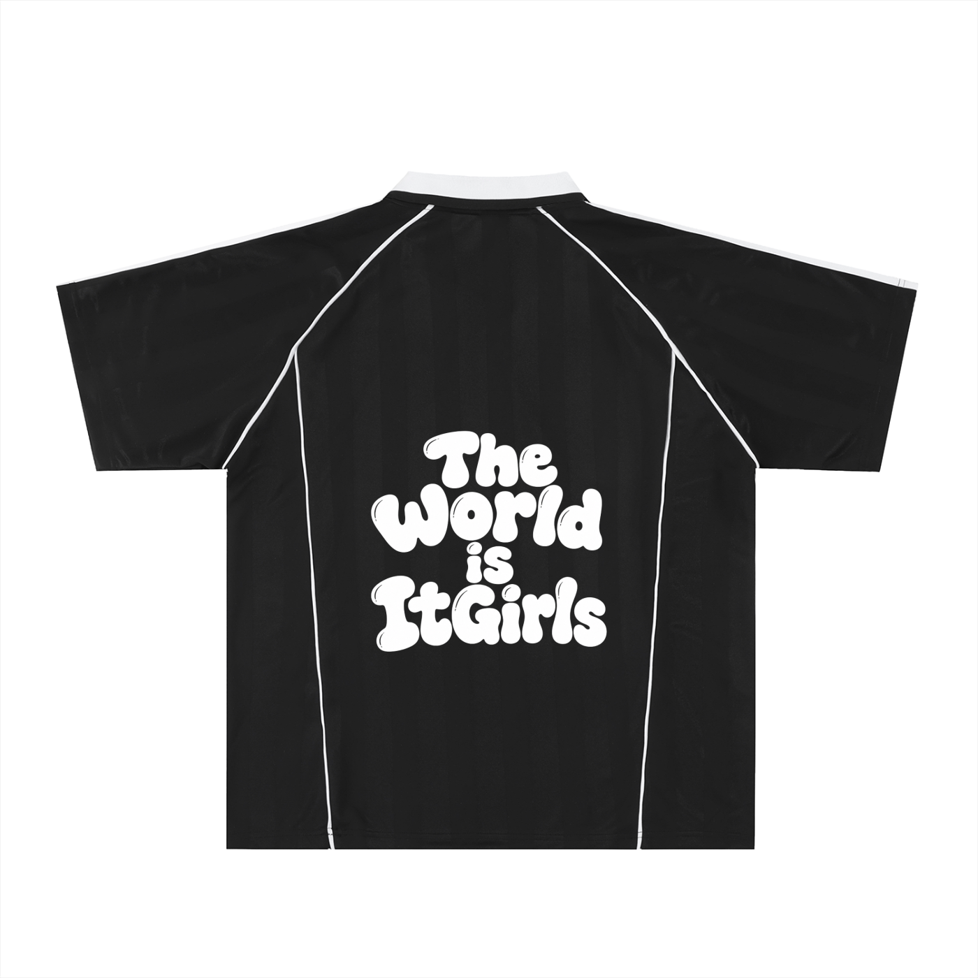 Shadow Stripe Collared Soccer Jersey